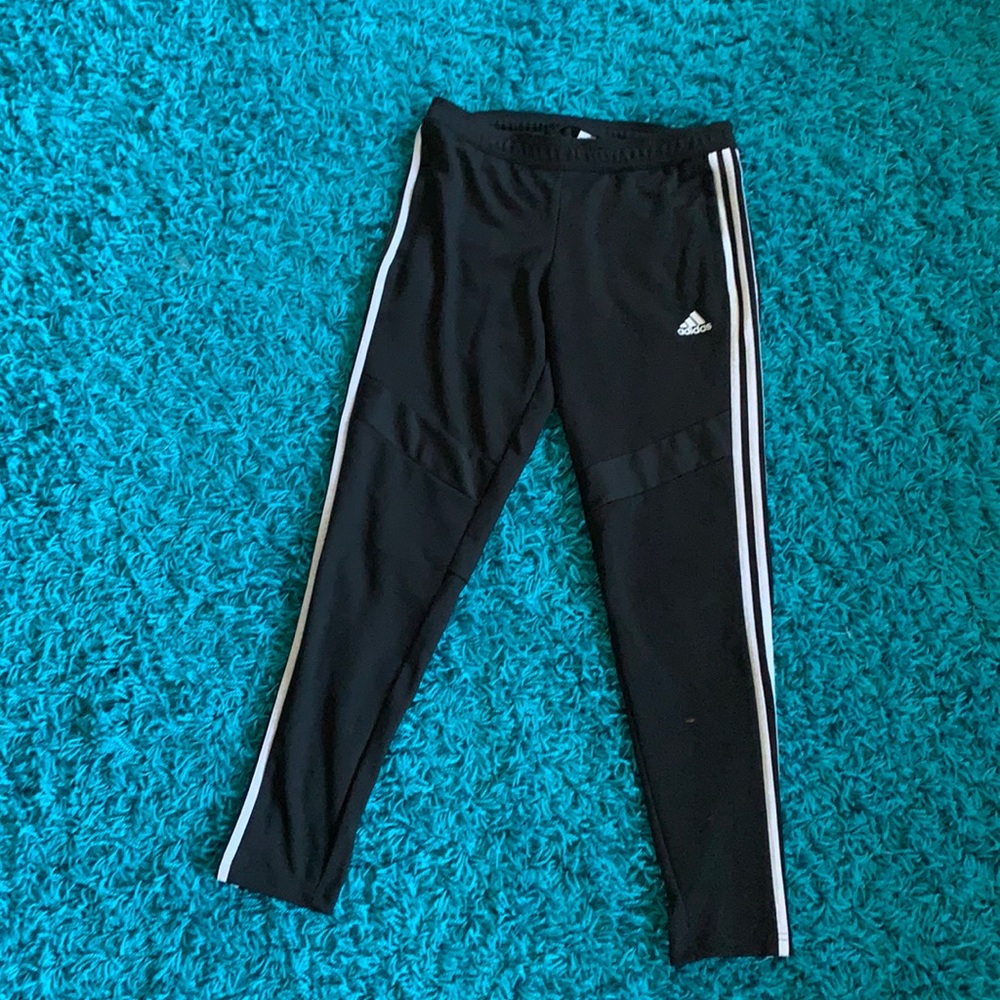 Black adidas sweatpants size medium